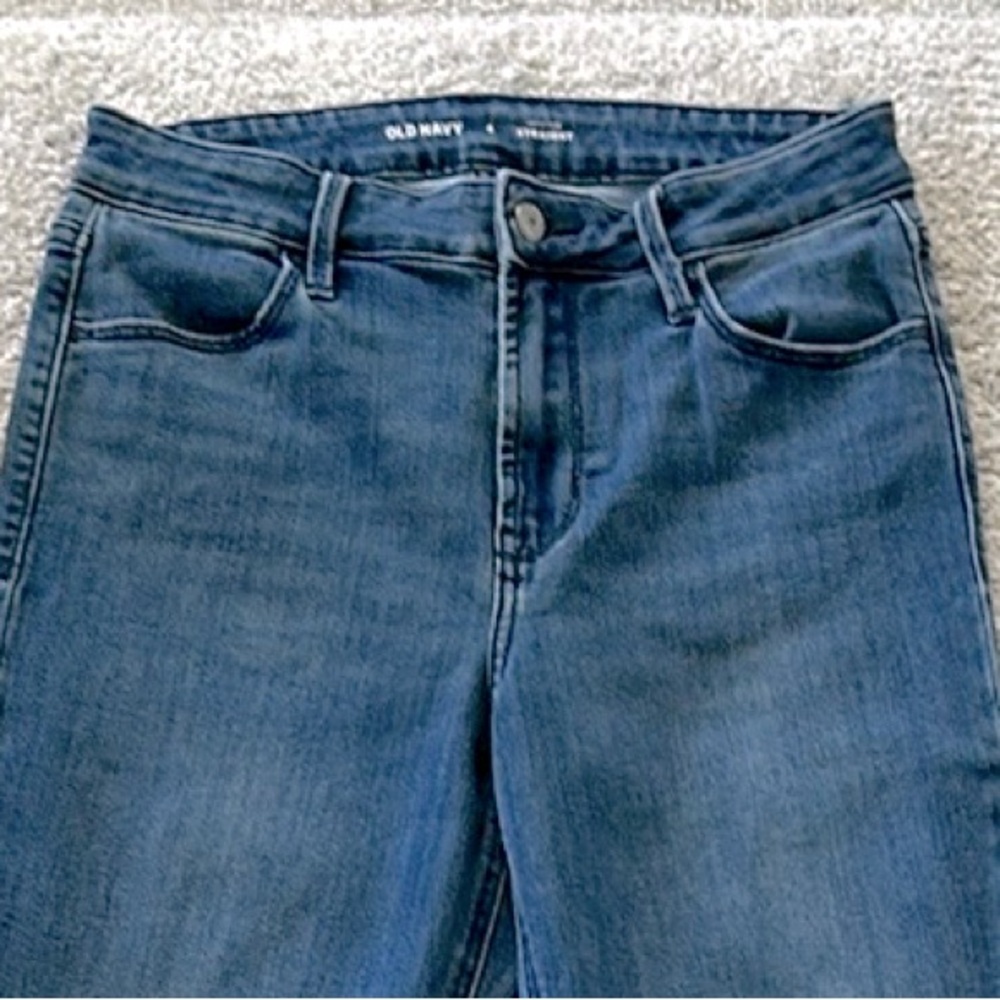 Old Navy High Rise Straight Leg Jeans - Picture 3 of 7